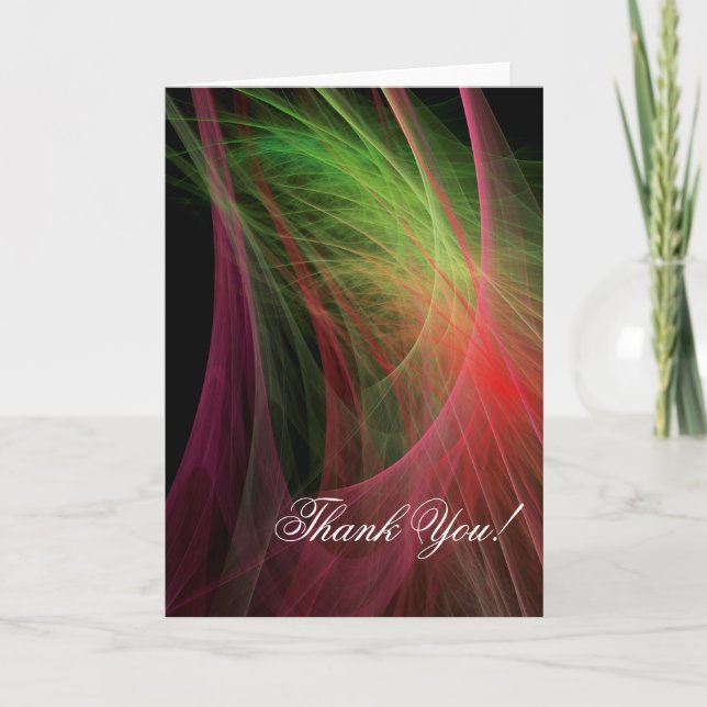 Tarjeta De Agradecimiento Onda espacial (Anverso)