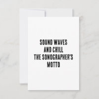 Ondas sonoras y tranquilidad – el lema del sonógra