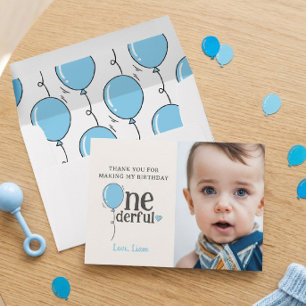 Tarjeta de agradecimiento Onederful señor lindo co