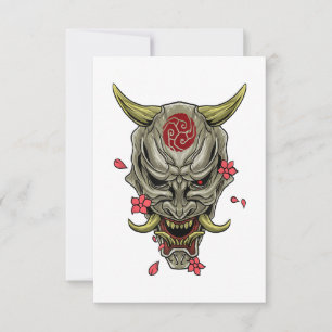Tarjeta De Agradecimiento Oni Demon