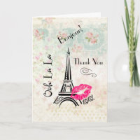 Ooh La La París Torre Eiffel Gracias