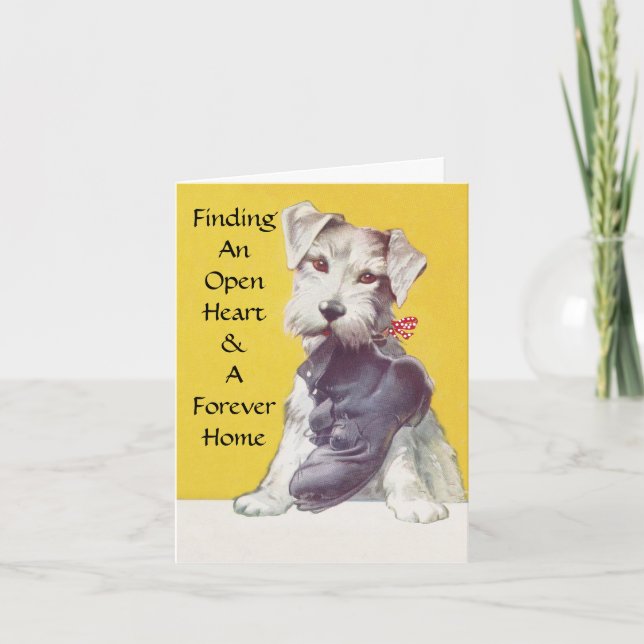 Tarjeta De Agradecimiento Open Heart & Forever Home Pet Rescue TY Cards (Anverso)