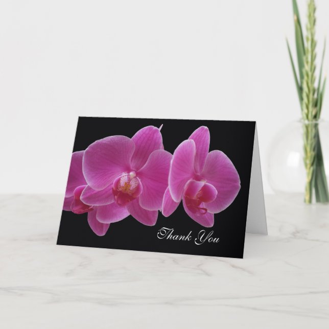 Tarjeta De Agradecimiento Orchid Administrative Professionals Day Card (Anverso)