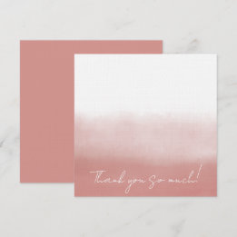 Tarjeta De Agradecimiento Orchid Watercolor