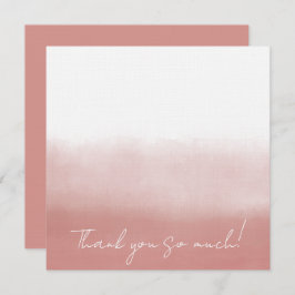 Tarjeta De Agradecimiento Orchid Watercolor