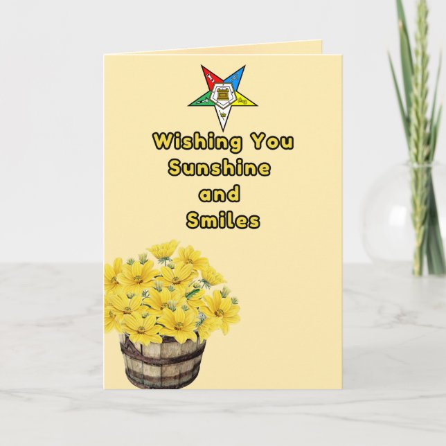 Tarjeta De Agradecimiento Orden de Estrella del Este, recuperarse pronto par (Anverso)