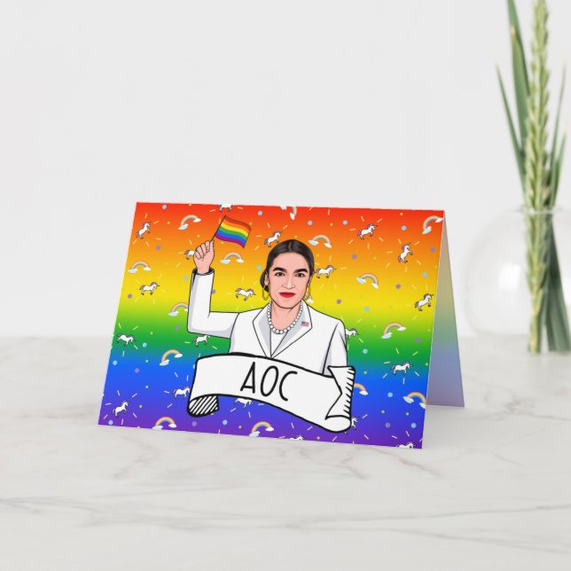 Tarjeta De Agradecimiento Orgullo AOC (Anverso)