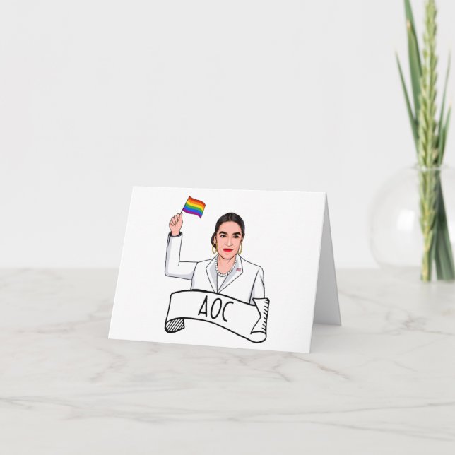 Tarjeta De Agradecimiento Orgullo AOC (Anverso)