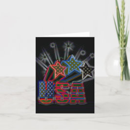 Tarjeta De Agradecimiento Orgullo de Estados Unidos