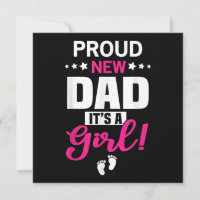 Orgulloso nuevo papá es un Chica