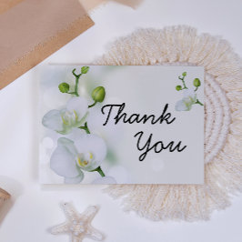 Tarjeta De Agradecimiento Orquídea elegante suave