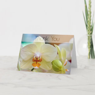 Tarjeta De Agradecimiento Orquídea • Gracias cardar
