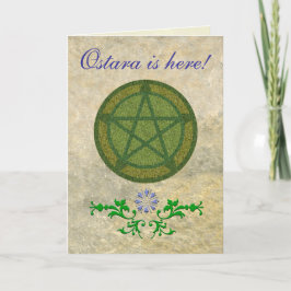 Tarjeta De Agradecimiento ¡Ostara está aquí!