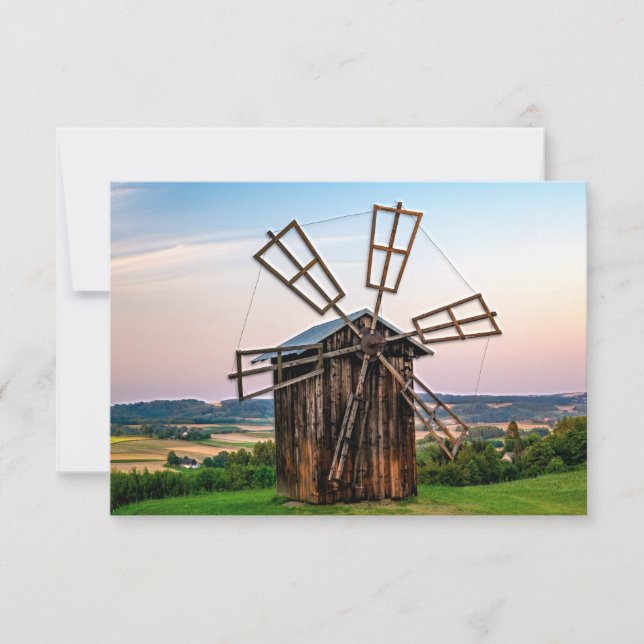 Tarjeta De Agradecimiento Othouse Windmill (Anverso)