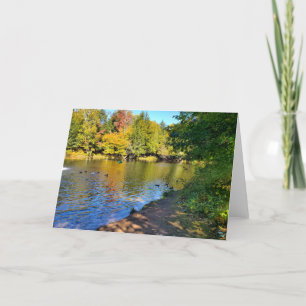 Tarjeta De Agradecimiento Otoño en Michigan