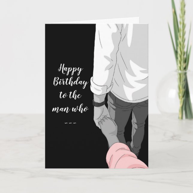 TARJETA DE AGRADECIMIENTO OUT OF THE DARK BIRTHDAY CARD FOR HIM (Anverso)