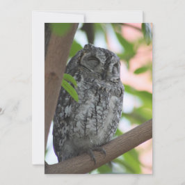 Tarjeta De Agradecimiento Oveja africana durmiendo en un árbol