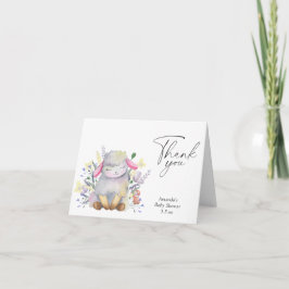 Tarjeta de agradecimiento - Oveja Pequeña