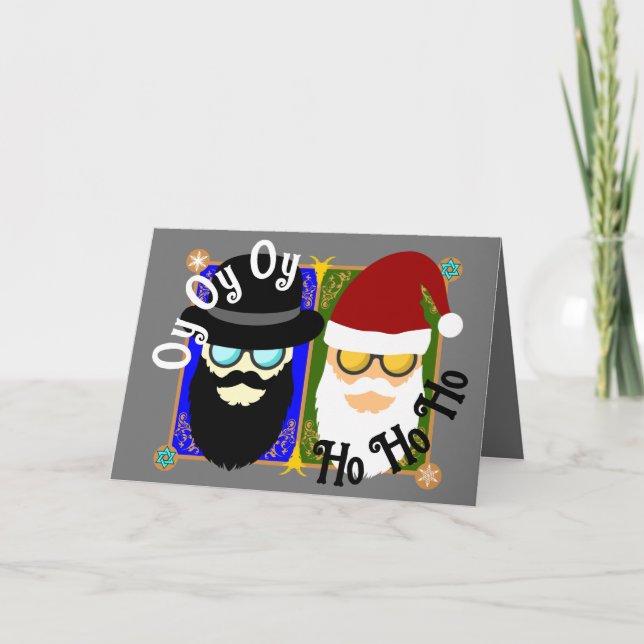Tarjeta De Agradecimiento Oy Oy Ho Ho (Anverso)