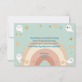 Tarjeta De Agradecimiento Oye cariño genial Halloween cumpleaños retro niños