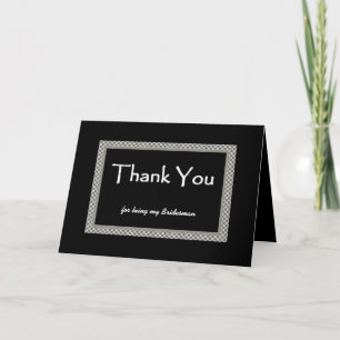 Tarjeta De Agradecimiento Padrino de la novia Cuadro de bodas GRACIAS