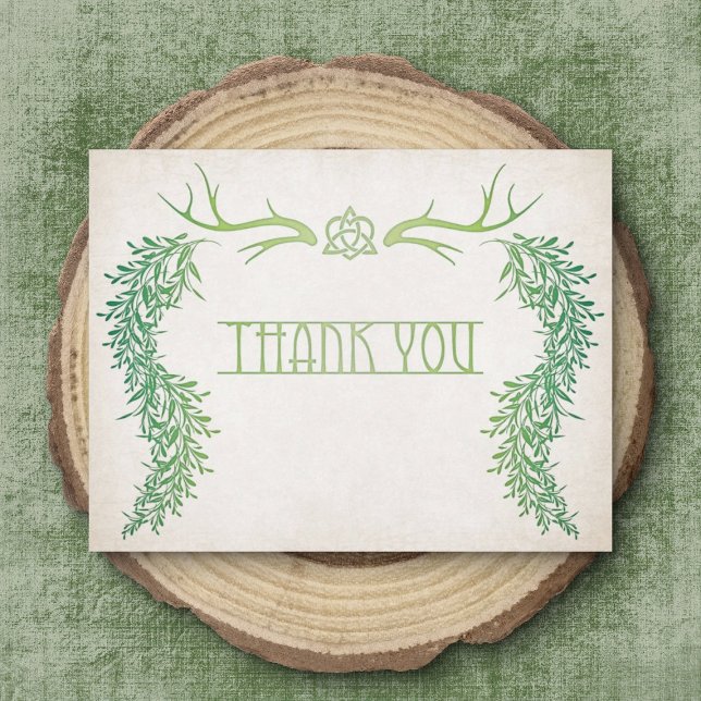 Tarjeta De Agradecimiento Pagan Handfasting Boda (Subido por el creador)