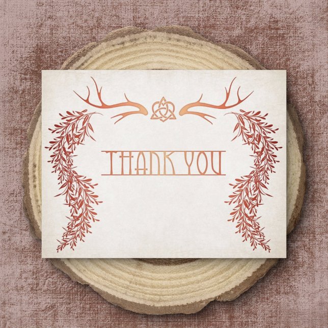 Tarjeta De Agradecimiento Pagan Handfasting Boda (Subido por el creador)