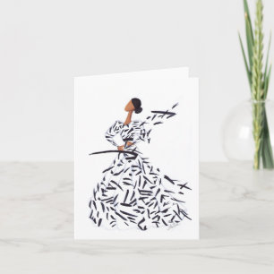 Tarjeta De Agradecimiento Paint Strokes