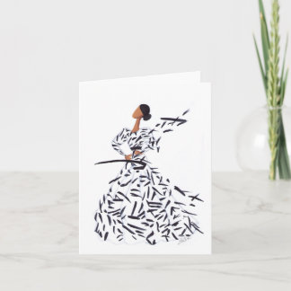 Tarjeta De Agradecimiento Paint Strokes