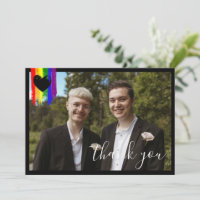 Paint Strokes Pride Flag Black Heart Photo Boda
