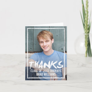 Tarjeta De Agradecimiento Paint The Town Graduation (Pintura De La Graduació