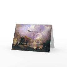 Paintaje paisajístico de montaña rocosa Bierstadt