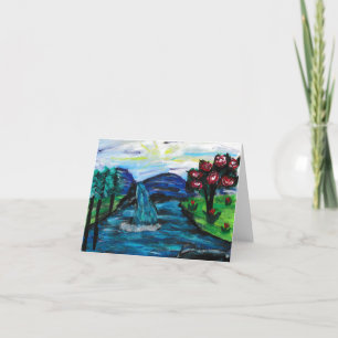 Tarjeta De Agradecimiento Paisaje de bonito