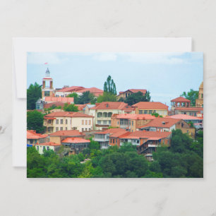 Tarjeta De Agradecimiento Paisaje de la ciudad de Georgia