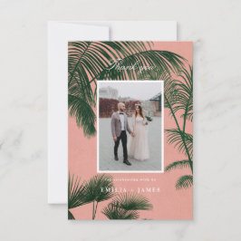 Tarjeta De Agradecimiento Palm Springs Gracias