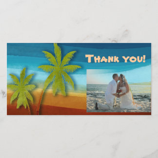 Tarjeta De Agradecimiento Palm Tree tropical