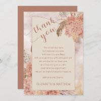 Pampas Grass | Hydrangeas Baby Shower Gracias