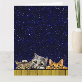 Tarjeta De Agradecimiento Papá / Cualquiera - ¡Mira Atrás! -Tarjeta mediana