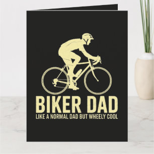 Tarjeta De Agradecimiento Papá Motero Como Un Papá Normal
