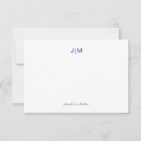 Papel de carta para pareja con monograma inicial n