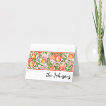 Papel de carta personalizado Flor de melocotón Tar