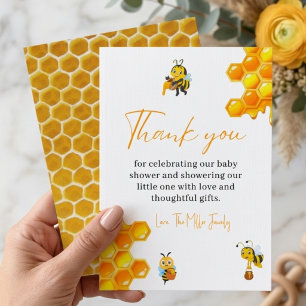 Tarjeta De Agradecimiento Papelería para Baby Shower Dulce Como Puede Ser Ab