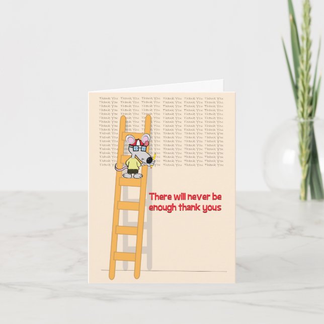 Tarjeta de agradecimiento para amigo (Anverso)