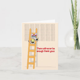 Tarjeta de agradecimiento para amigo