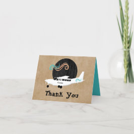 Tarjeta de agradecimiento para avión de Cessna