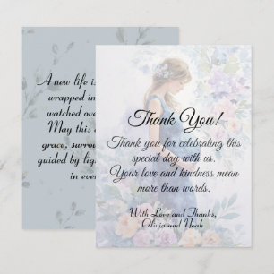 Tarjeta de agradecimiento para Baby Shower