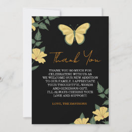 Tarjeta de agradecimiento para Baby Shower