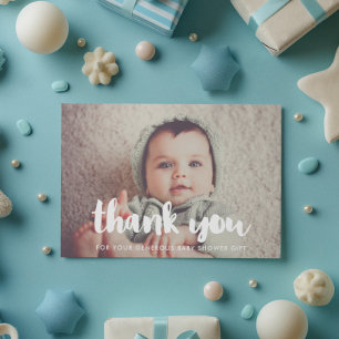 tarjeta de agradecimiento para baby shower