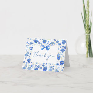 Tarjeta de agradecimiento para baby shower Baby in