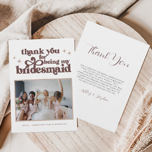 Tarjeta de agradecimiento para baby shower boho mi